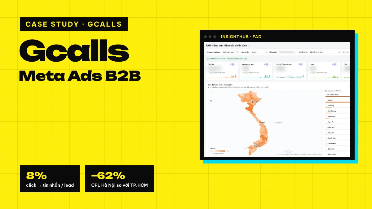Gcalls: Meta Ads cho tổng đài CSKH